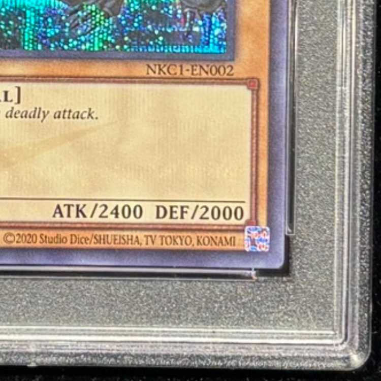 PSA10] Red-Eyes Black Dragon (English Version/Nike Logo) [Secret] {NKC1-EN002} 1枚