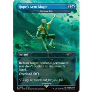 (1869)ホープの魔法「エアロガ」/Hope's Aero Magic　//　サイクロンの裂け目/Cyclonic Rift《英語》【SLD】 1