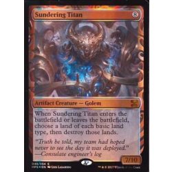 (partial gloss FOIL)Sundering Titan/Sundering Titan 《English》[MPS]. 1枚