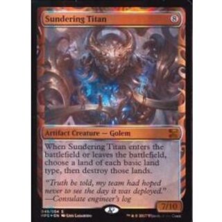 (partial gloss FOIL)Sundering Titan/Sundering Titan 《English》[MPS]. 1枚