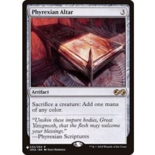 ファイレクシアの供犠台/Phyrexian Altar《英語》【Reprint Cards(The List)】 1枚