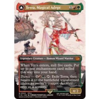 (フルアート)(0323)魔導戦士、ティナ/Terra, Magical Adept《英語》【FIN】 1枚