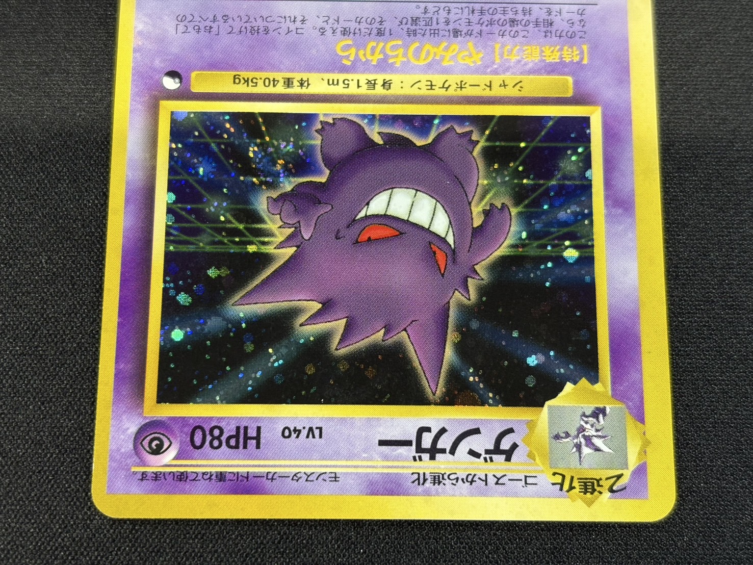 State C] Gengar lv.40 (Communication Evolution Campaign) [-] {Old Back} 1枚