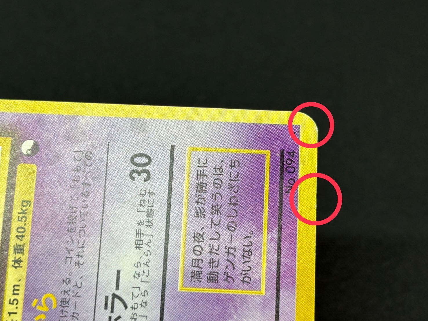 State C] Gengar lv.40 (Communication Evolution Campaign) [-] {Old Back} 1枚