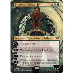 (FOIL)(Full Art) Professor Dellian Fel [English] [SOS]. 1