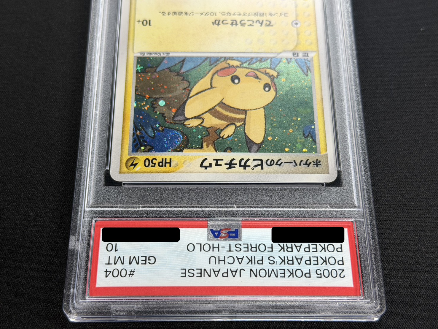 〔※状態難/PSA10鑑定済〕ポケパークのピカチュウ【-】{004/009} 1枚