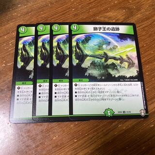 獅子王の遺跡　4枚