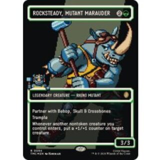 (サージFOIL)(フルアート)略奪ミュータント、ロックステディ/Rocksteady, Mutant Marauder《英語》【TMC】 1枚
