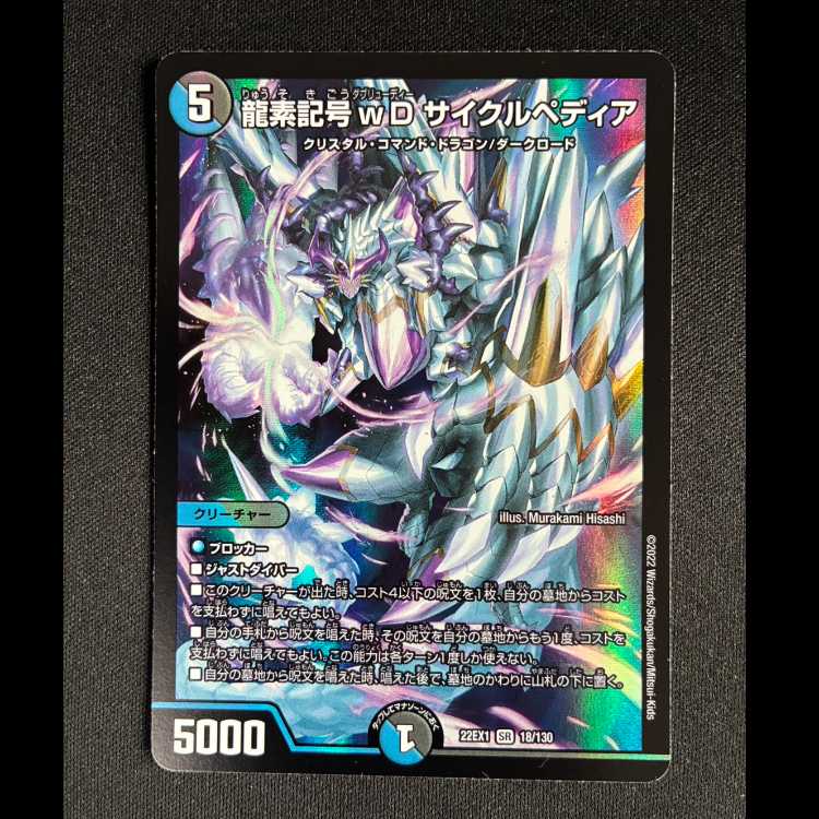 #龍素記号wD サイクルペディア SR 18/130 1枚