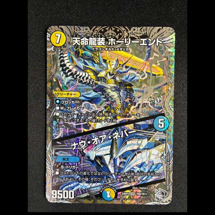 #天命龍装 ホーリーエンド|ナウ・オア・ネバー(銀トレジャー) SR TR9/TR11 1枚