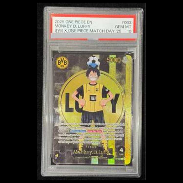 【PSA10】 モンキー・D・ルフィ 《英語版》 (ドルトムント) [L] {ST13-003}  1枚