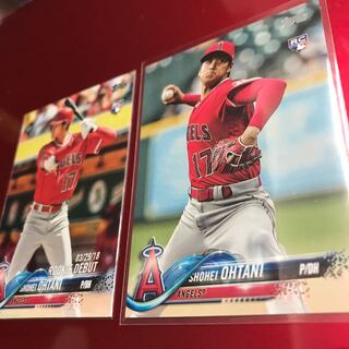MLB Shohei Otani Rookie Cards, set of 2