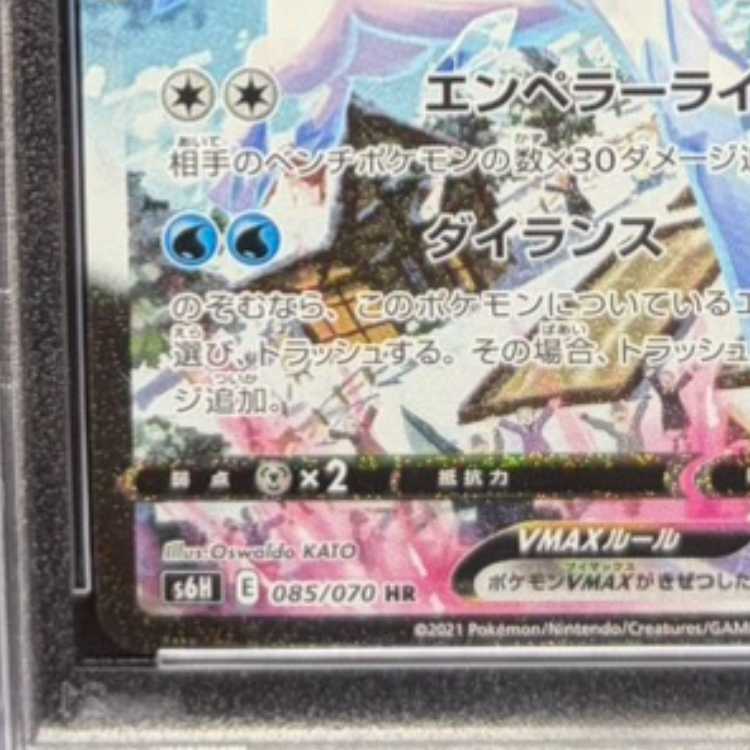 PSA10] Hakuba Budrex VMAX HR 085/070 1枚