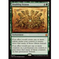 [EX+]倍増の季節/Doubling Season《英語》【FDN】 1枚