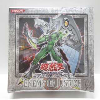遊戯王　未開封パック　エネミーオブジャスティス　10パック 遊戯王】10年前に発売した絶版BOX「エネミー・オブ
