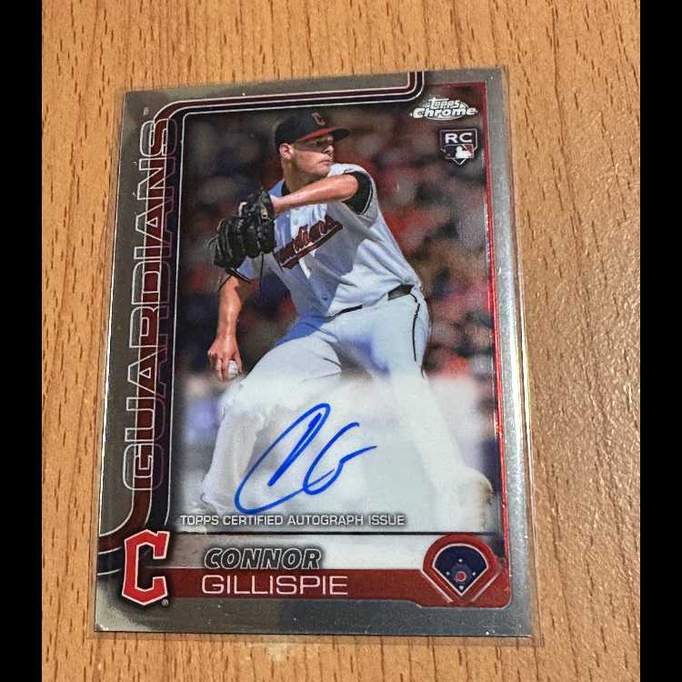 RC 直筆サイン Connor Gillispie Topps Chrome 1枚