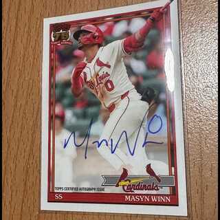 Masyn Winn 1991 Toppsインサート直筆サインカード 75th  1枚