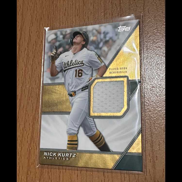 Nick Kurtz 実使用レリック 2026 Topps Series2 1枚