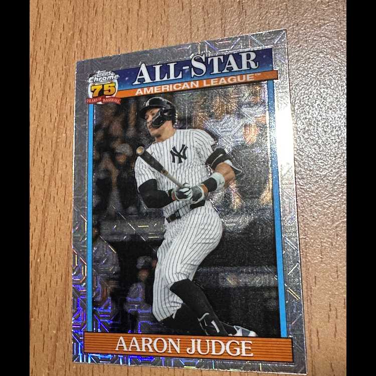 Aaron Judge Mojo Refractor 75th Anniversary 1枚