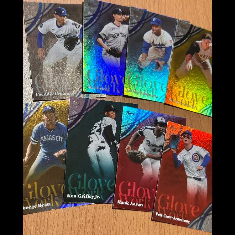 23枚!Topps Series 2のGlove Workインサートまとめ売り 23枚
