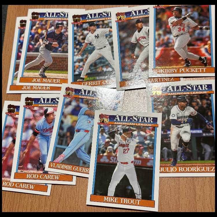 マイクトラウト 最新1991 Topps All-Starsインサート8種10枚 10枚