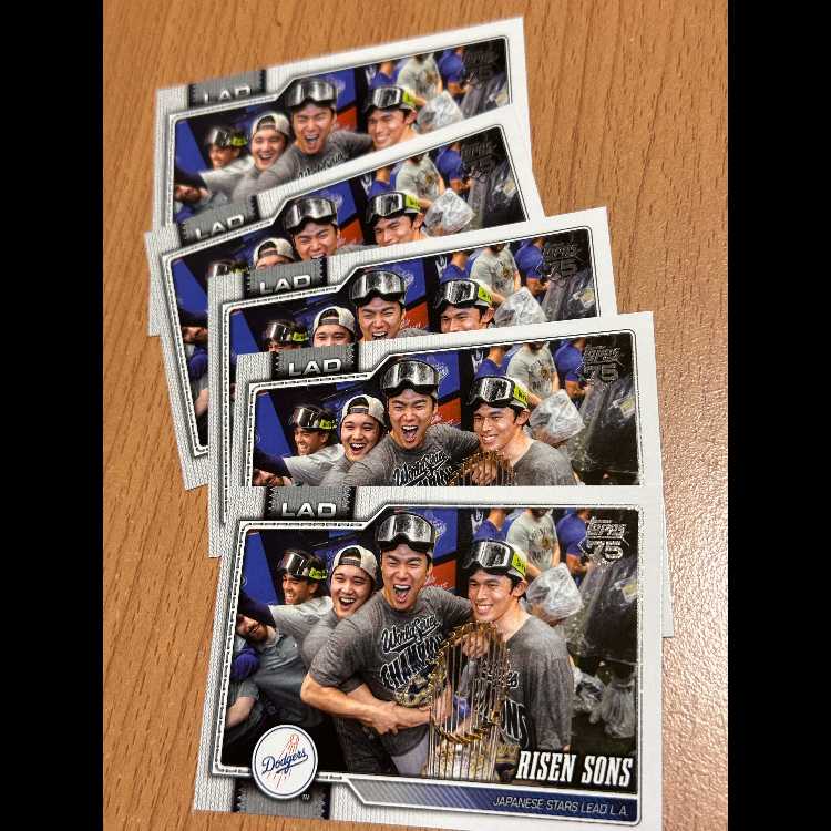 5 cards! Topps 2026 Risen Sons: Shohei Ohtani, Yoshinobu Yamamoto, Roki Sasaki 5枚