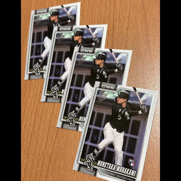 Psychic: Latest 4-Card Set of Munetaka Murakami – 2026 Topps Series 2 MLB 4枚