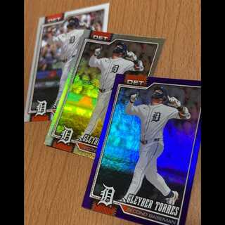 Gleyber Torres Purple Parallel + Rainbow + Regular (Limited to 250 copies worldwide) 3枚