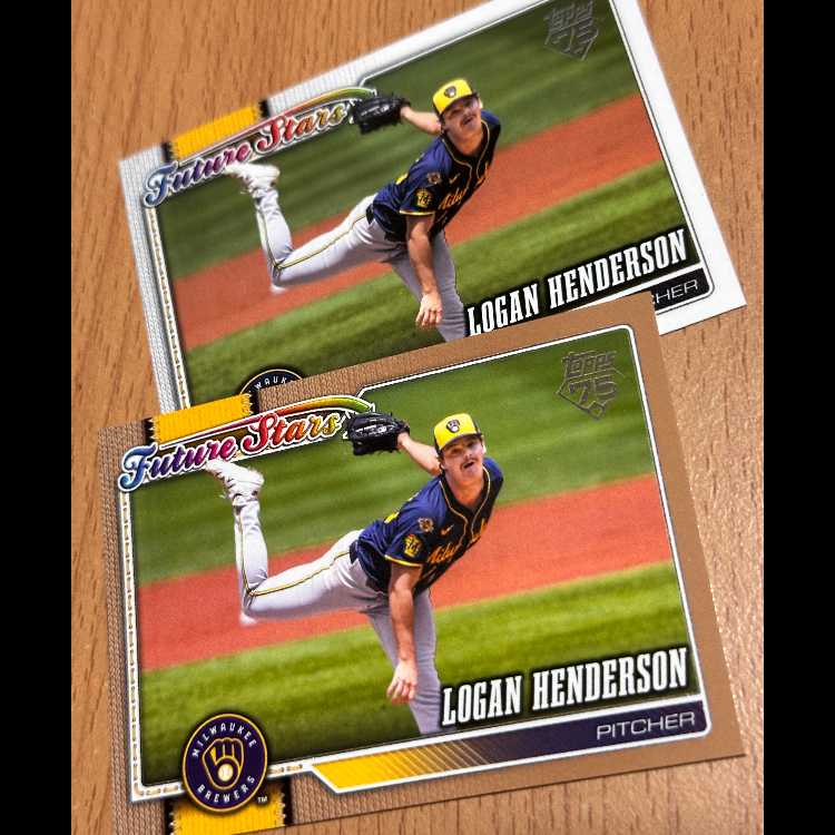 Logan Henderson's Gold Parallel + Bonus—Limited to 2,026 copies worldwide 2枚