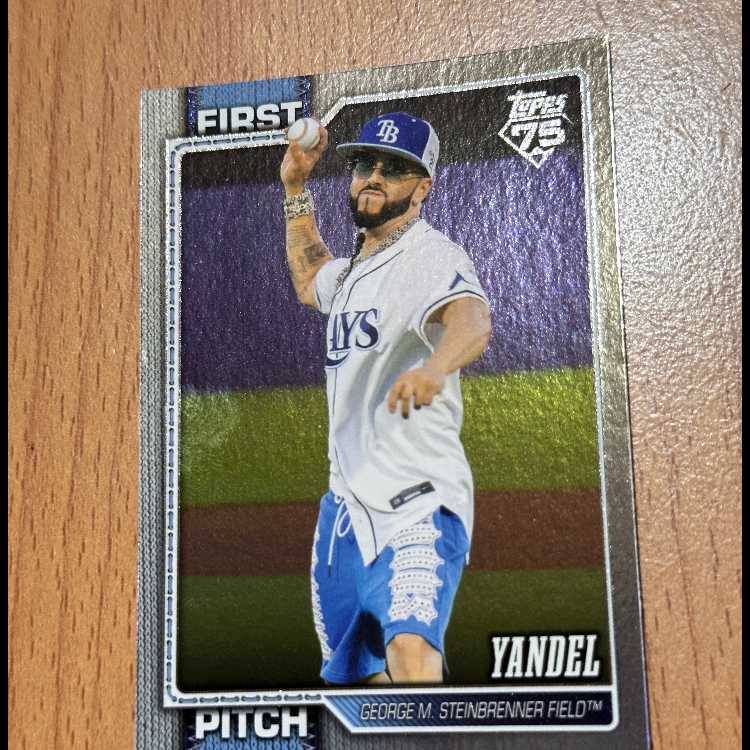 Yandel's First Pitch Insert: First Pitch Ceremony Card 1枚