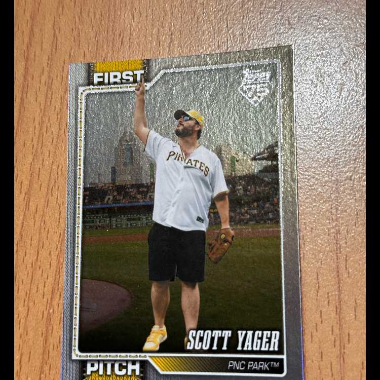 Scott Yager's First Pitch Insert: First Pitch Ceremony Card 1枚