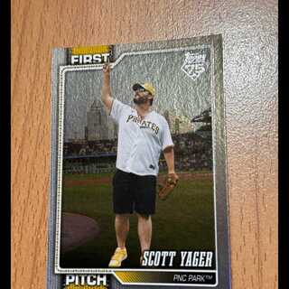 Scott Yager's First Pitch Insert: First Pitch Ceremony Card 1枚