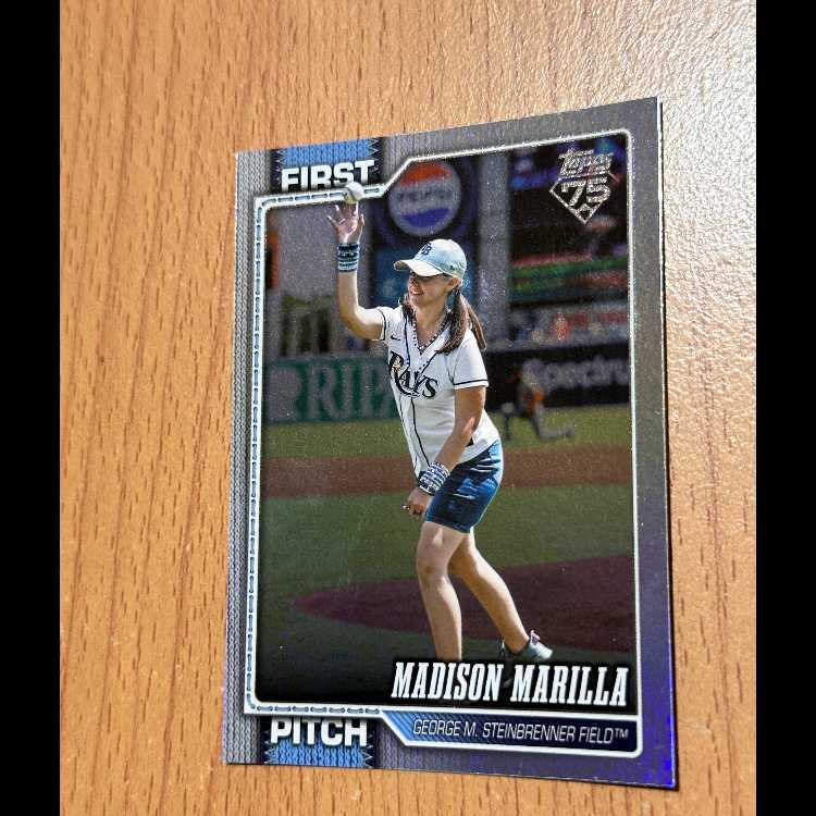 Madison Marilla's First Pitch Insert: First Pitch Card 1枚