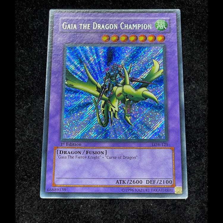 Gaia the Dragon Champion (Asian Edition) Secret LOB-125 1枚