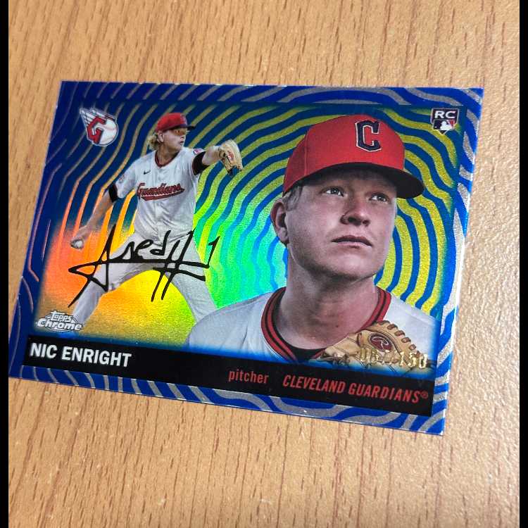 Limited to 150 copies worldwide! Nic Enright's "Blue Vibrations" Card 1枚