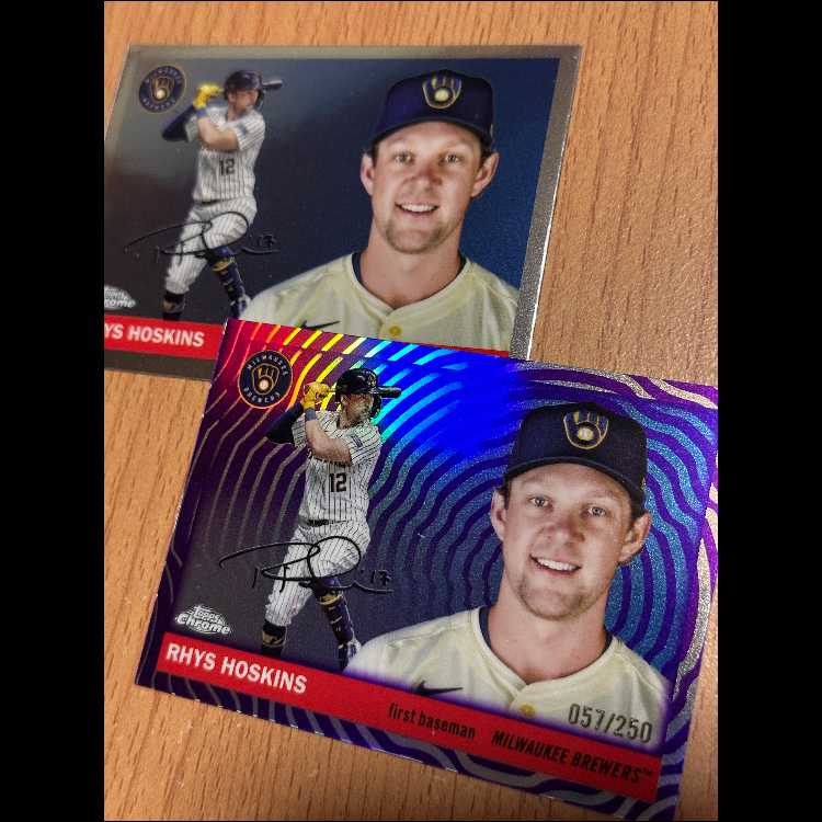 Limited to 250 copies worldwide! Rhys Hoskins' "Vibrations" Parallel Card 2枚