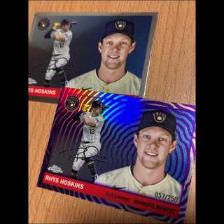 Limited to 250 copies worldwide! Rhys Hoskins' "Vibrations" Parallel Card 2枚