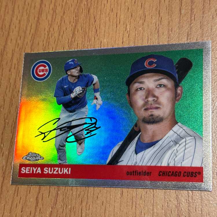 Refractor Edition! Seiya Suzuki TOPPS CHROME PLATINUM 1枚