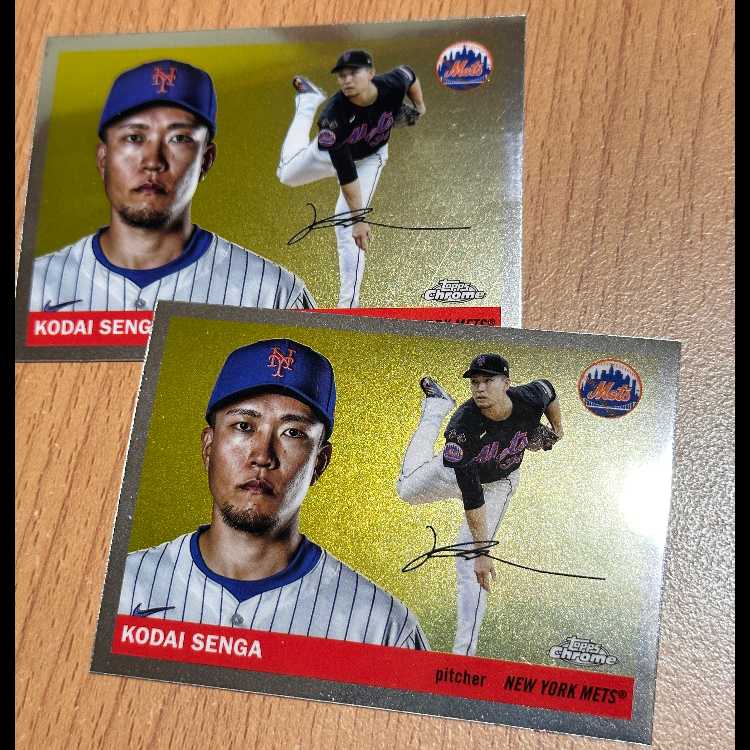 Kodai Senga (2 cards) 2025 TOPPS CHROME PLATINUM 1枚