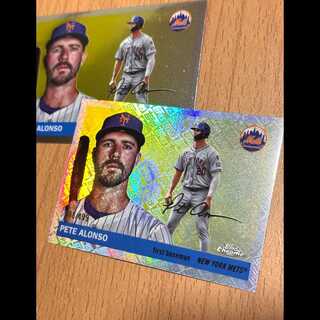 Pete Alonso 世界で499枚限定のTopps Refractor+1枚 2枚