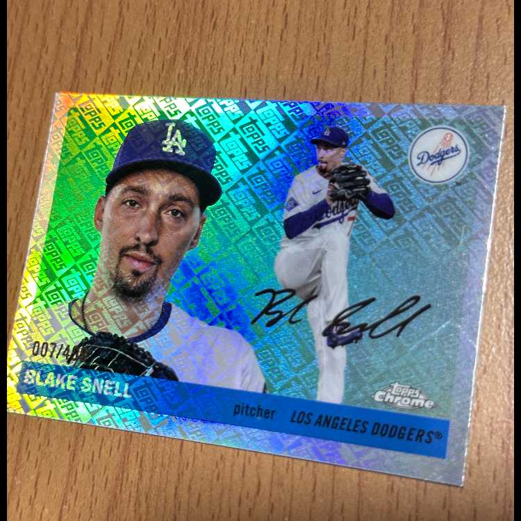 Blake Snell: Topps Refractor Card, Limited to 499 Copies Worldwide 1枚