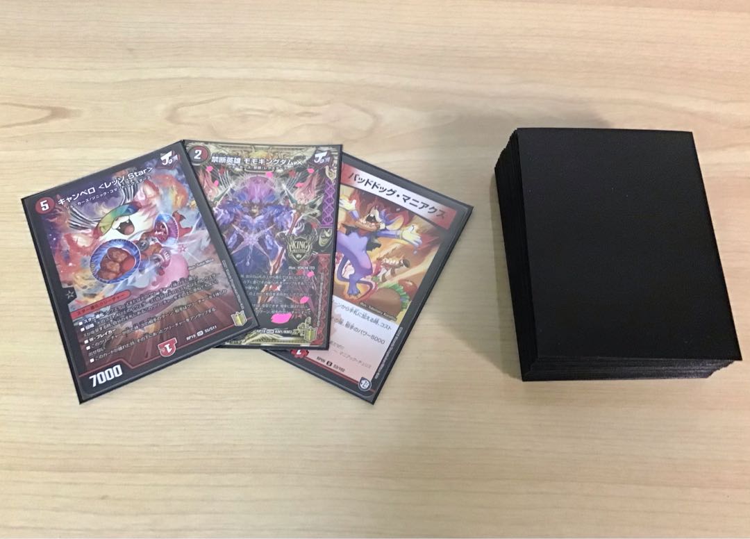 デュエマ 本格構築【モモキングjo退化】デッキ&二重スリーブ 1枚