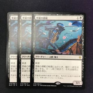 黒槍の模範 3枚