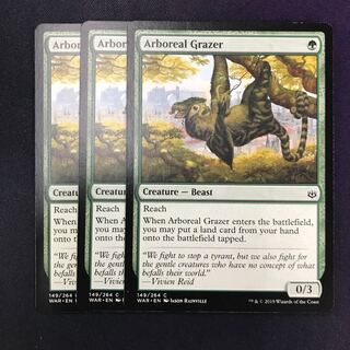 樹上の草食獣 英語版 3枚