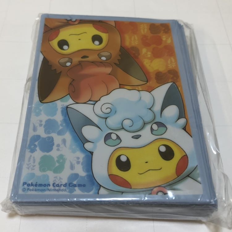 ポケモンカードデッキシールド ポンチョを着たピカチュウ ロコン 64枚入り