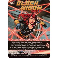 (FOIL)(フルアート)(0393)スーパースパイ、ブラック・ウィドウ/Black Widow, Super Spy《英語》【MSH】 1枚