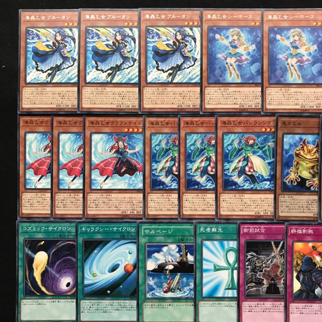 格安構築　マリンセスデッキ　遊戯王　サルベージ　海晶乙女波動　神の警告　193