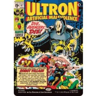 [EX+](FOIL)(フルアート)(0401)人の作りし悪、ウルトロン/Ultron, Artificial Malevolence《英語》【MSH】 1