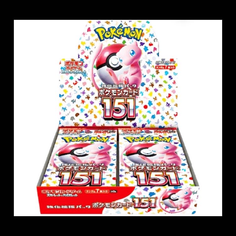 強化拡張パック「ポケモンカード151(イチゴーイチ)」 未開封BOX 1BOX