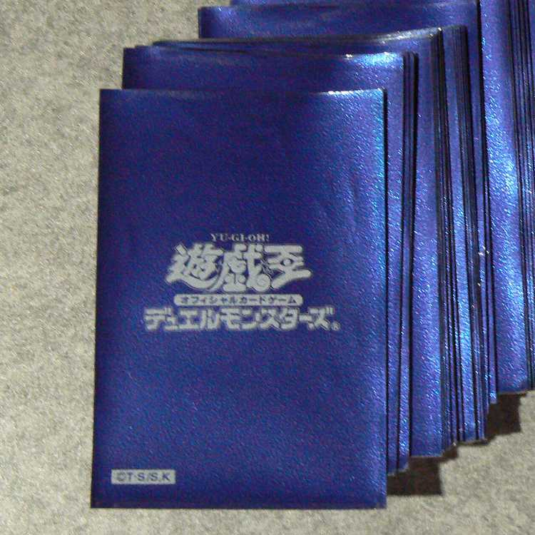 遊戯王スリーブ[中古品]ブルー50枚